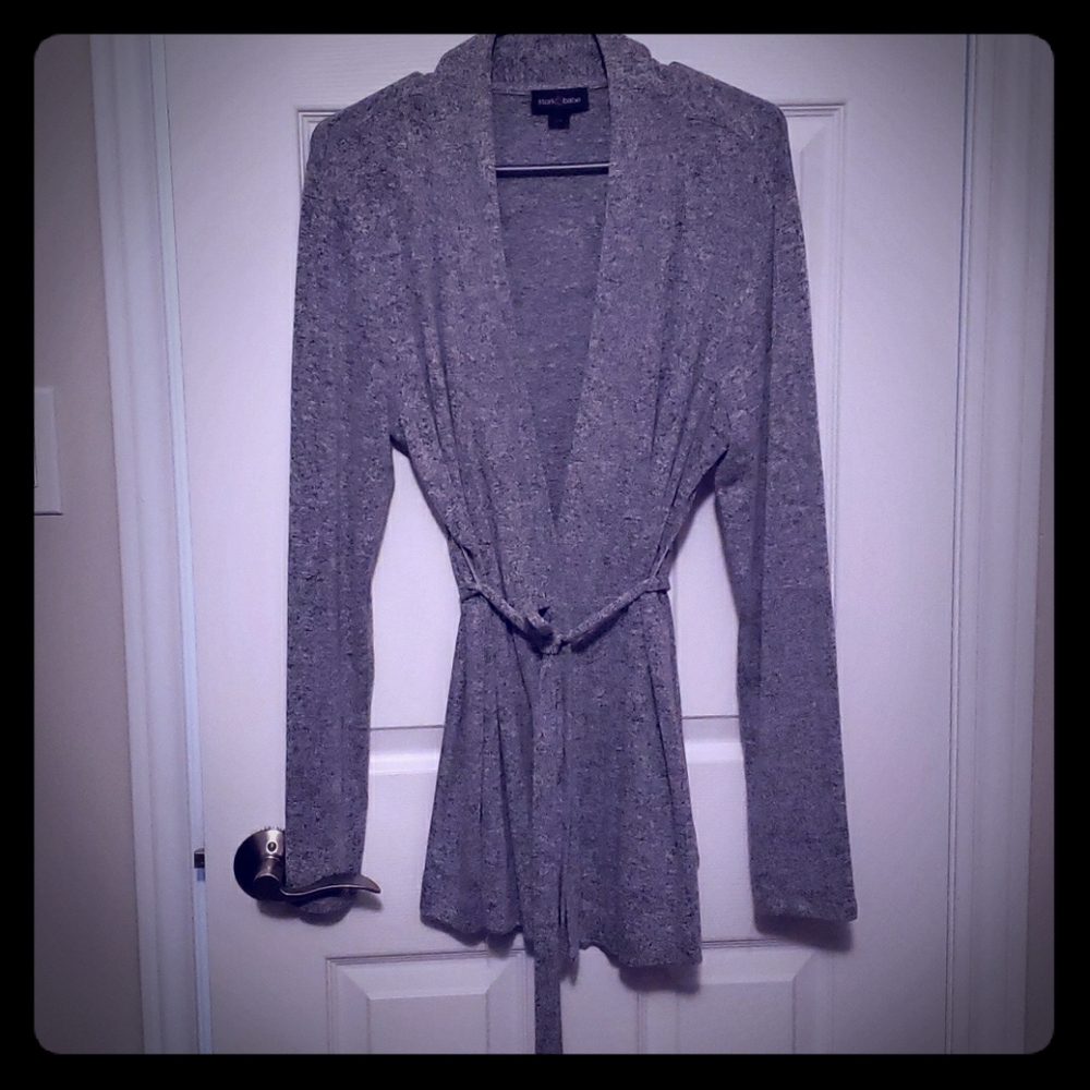 TIE UP STORK BABE SWEATER Lg.